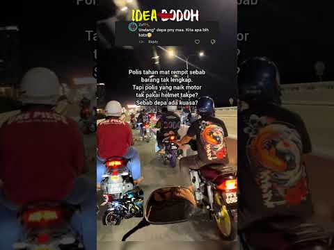 POLlS TAHAN REMPIT "TAPI POLIS SENDIRI TAK PAKAI HELMET" thumbnail
