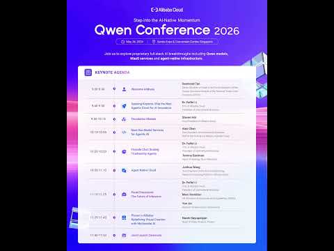 Qwen Conference 2026: The Keynote Agenda thumbnail