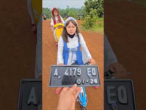 pasang plat nomor dimotor bawang putih#trendingshorts thumbnail