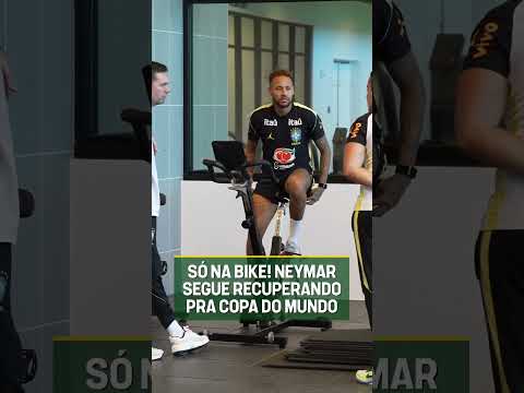 O NEY SEGUE NA RECUPERAÇÃO PRA COPA DO MUNDO! 🚲 #shorts thumbnail