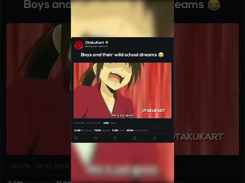Boys and their wild school dreams ? #anime #animeshorts #animememes #animeedits #shorts thumbnail