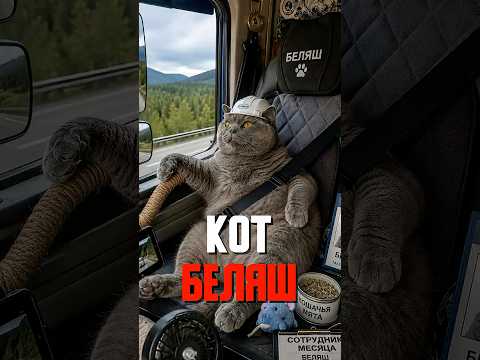 ДЕРЖИТСЯ за ручку на грунтовке и смотрит видео в ПРОБКАХ 😳🐱🚛 thumbnail