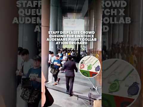 Crowd for Swatch x Audemars Piguet collaboration told to stop queueing outside ION Orchard thumbnail