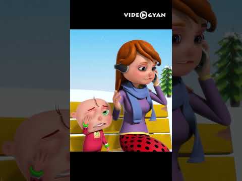 Five Little Babies Skating On Ice - 1 |#Nursery Rhymes #shorts #childrensongs #animation #cartoon thumbnail