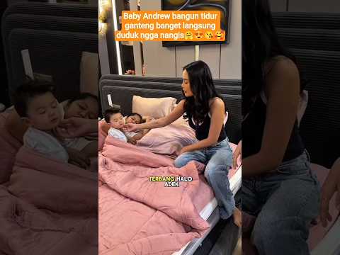 enduw baru bangun tidur🤭🤗 #andrew #babygemesin #erikacarlina #baby #cute #babygembiraceria #cutebaby thumbnail