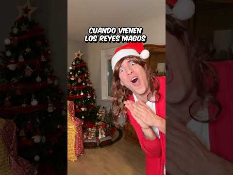 Cuando VIENEN los REYES MAGOS...🤴🏻🎁 #humor #comedia #navidad thumbnail