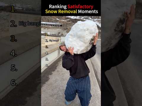 Ranking Satisfactory Snow Removal Moments #asmr #snow #funny #odlysatisfying #ice #satisfying #fyp thumbnail