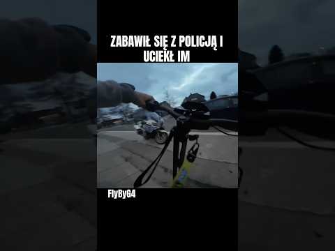 Zabawił się z policjantem w berka #shorts #foryou #police #trending #viral #motorcycle #daily thumbnail