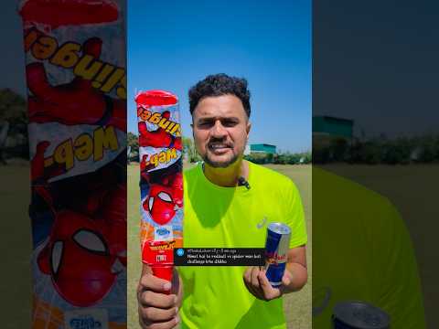 SpiderMan Bat Vs Redbull ? #cricketwithvishal #shorts thumbnail