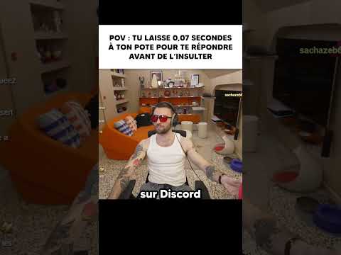 pov : tu laisse 0,07 secondes à ton pote pour te répondre avant de l’insulter thumbnail