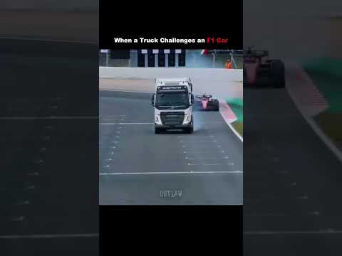 Truck vs F1 car: Who Win's?... #automobile #edit #car #shorts thumbnail