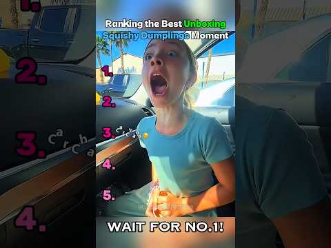 Ranking The Best Funniest Squishy Dumpling Unboxing Moments!?✨ #shorts #squishy #unboxing #reaction thumbnail