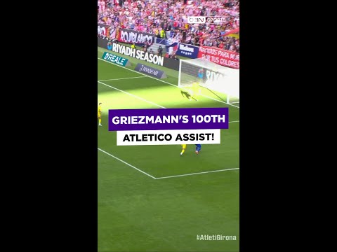 A century of assists for Griezmann in his final home game for Atletico! ? #laliga #atleticomadrid thumbnail