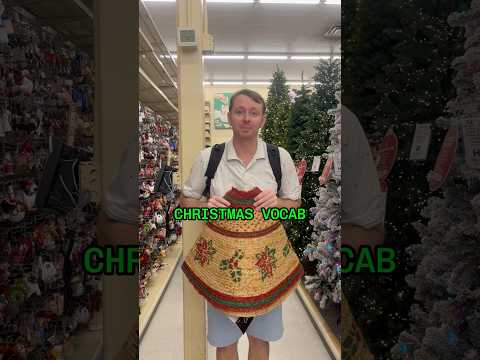 English vocab ?? Xmas tree extras ?#englishvocabulary thumbnail