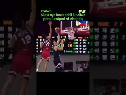Rhenz Abando lumipad para butatain ang kinaliwang layup. thumbnail