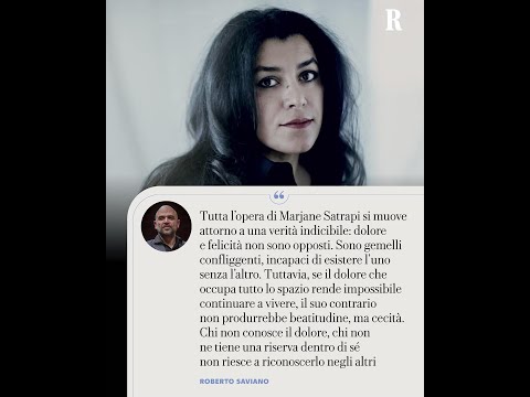 Marjane Satrapi, che sapeva DISEGNARE la felicità e la DISPERAZIONE thumbnail