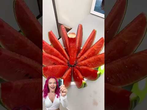 Watermelon slicer🍉😳Does it actually work?🤯 thumbnail