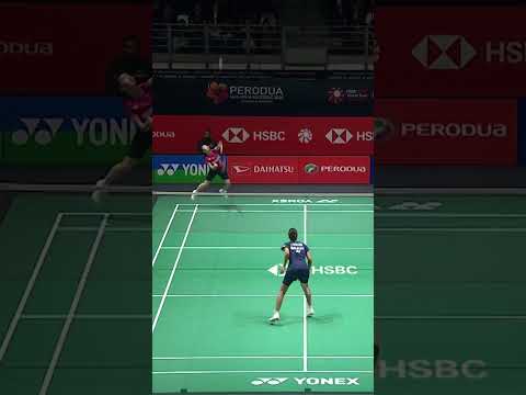 Absolutely stunning shot! #shorts #badminton #BWF thumbnail