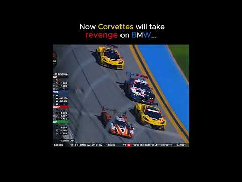 Fair-play or Dirty Tricks...?? #corvette #bmw #automobile #racing #caredit thumbnail