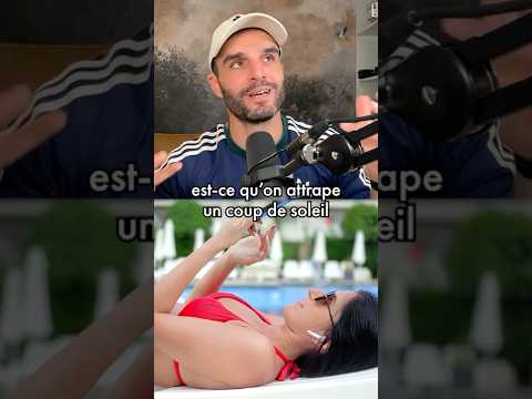 Comment on attrape un coup de soleil ? #shorts thumbnail