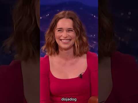 EMILIA CLARKE ON NOT BEING RECOGNISED AS DAENERYS😭 #GOT thumbnail