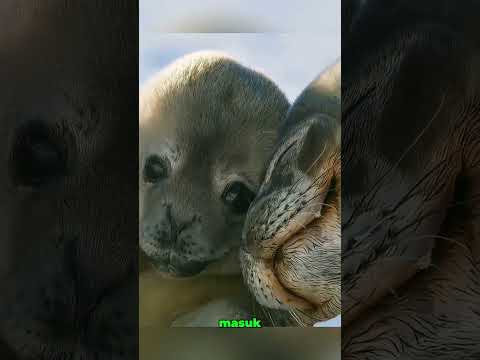 Pengorbanan Ibu Anjing Laut di Tengah Badai Es #shorts thumbnail