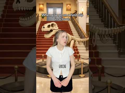 When you go on a field trip in school #comedy #skit #pov #funnyvideo thumbnail