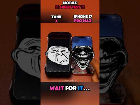 🫪⚡ iPhone 17 Pro Max vs Tank X – ULTIMATE SPEED TEST!! thumbnail