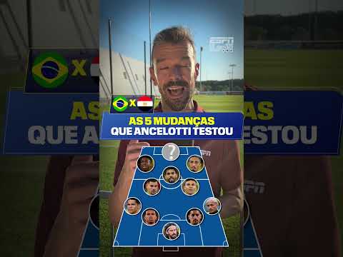 AS MUDANÇAS QUE ANCELOTTI TESTOU! #shorts thumbnail