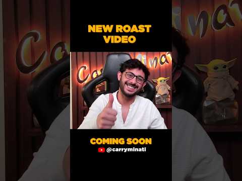 New Roast Video coming out soon!              #carryminati #roast #comedy #indianfood #shorts thumbnail
