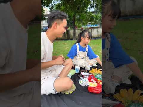 这么环保的风筝你们学会了吗？#shorts #funny #搞笑 thumbnail