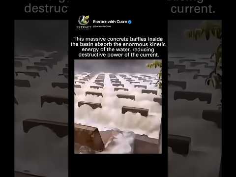 Why These Giant Concrete Blocks Save Dams From Destruction! 🌊🤯 thumbnail