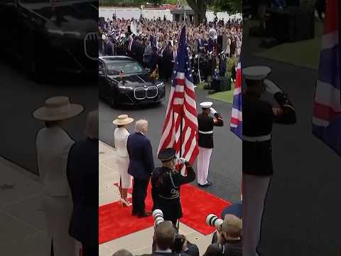 Trump Gives King Charles Ceremonial White House Greeting thumbnail