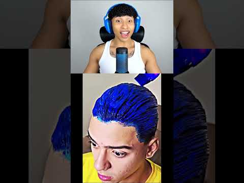 O cabelo dele ficou azul! #ryansamuel ￼ thumbnail