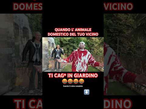 QUANDO TI CAG*NO IN GIARDINO💩😱 #ipantellas #perte #humor #neiperte thumbnail