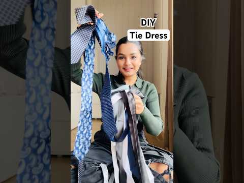 DIY Tie Dress for Screen Awards ? #crafteraditi #DIY #shorts #chetakscreenawards @CrafterAditi thumbnail
