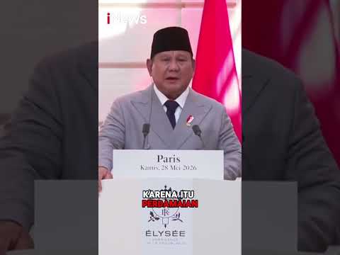 Di Hadapan Macron, Prabowo: Prancis Ajak Negara Barat Dukung Kemerdekaan Palestina #shorts thumbnail