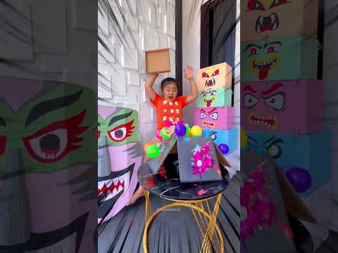 Mainan Kardus PRANK kaget lucu #kreatif #toys #prank #funny #lol thumbnail