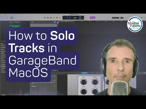 How to Solo Tracks in GarageBand MacOS thumbnail