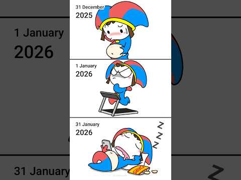 Too real😅😅Little Pomni's 2026 goals Funny Animation #relatable #funny #shortsvideo thumbnail