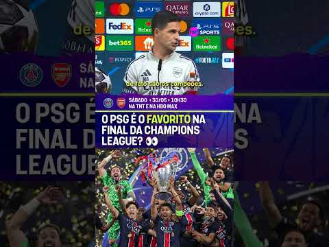 ARTETA JOGOU A PRESSÃO DO LADO DO PSG... 👀🤔 #shorts thumbnail