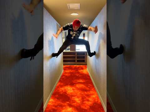 When the floor is ACTUALLY lava 🔥🤯 thumbnail