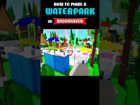 How to make a WATERPARK in Brookhaven! thumbnail