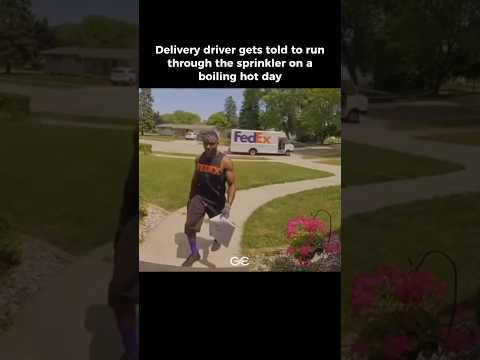 She Told Him To Run Through The Sprinkler 😂❤️ thumbnail