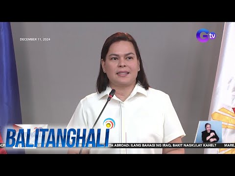 Impeachment summons kay VPSD | Balitanghali thumbnail