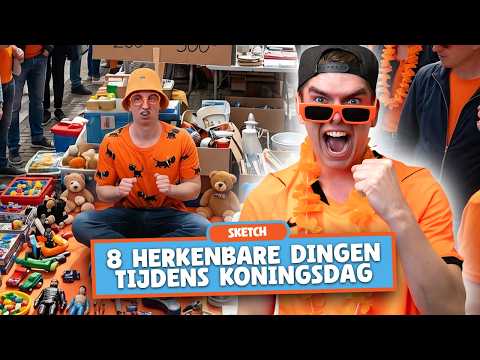 8 HERKENBARE DINGEN MET KONINGSDAG! - Addo & Nick Comedy Sketch thumbnail