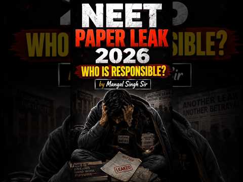 Who is Responsible for NEET 2026 Paper Leak ? #shorts #news #neetpaperleak thumbnail