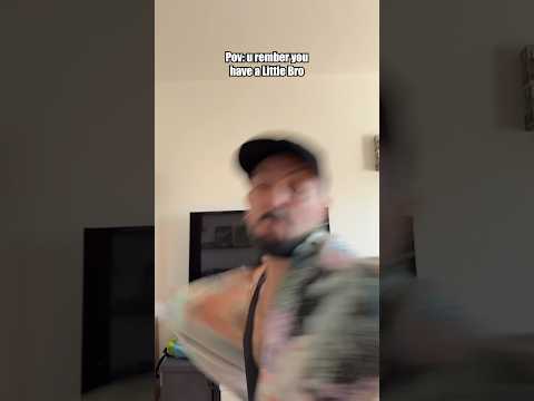 POV: you remember to have a Little Brother #funnyvideos #funny # #adolescence #brotherhoodgoals thumbnail