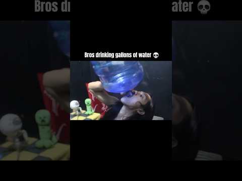 Drinking gallons of water thumbnail