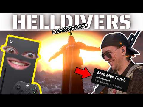 Helldivers 2 WTF &  Funny Moments! ft. Breadbox and @madmanfenrir thumbnail